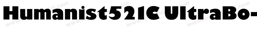 Humanist521C UltraBo字体转换
